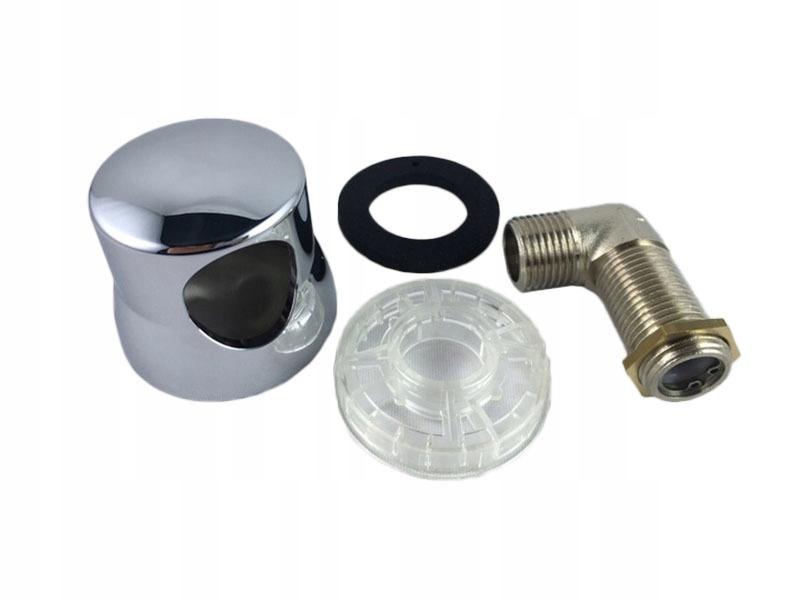 Przyłącze węża natryskowego kątowe KLUDI SIRENA DN 15 chrom