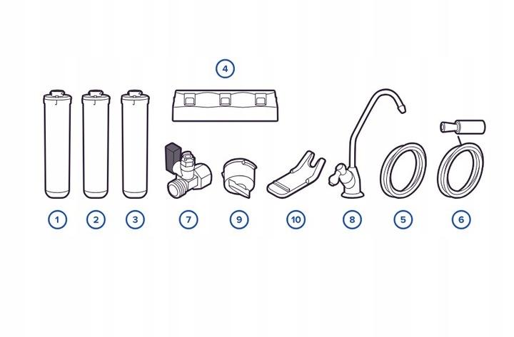 AQUAPHOR Filtr Kryształ A filtrujący wodę (K5, K2, K7)