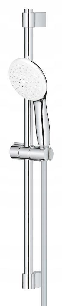 Zestaw z drążkiem prysznicowym Tempesta 110 chrom, 2 strumienie, w zestawie
