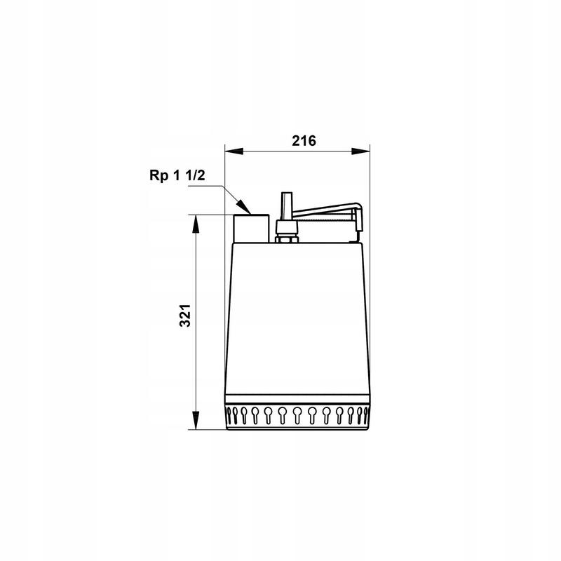 Pompa zatapialna GRUNDFOS do wody brudnej UNILIFT AP12.40.06.A1 900W 48h
