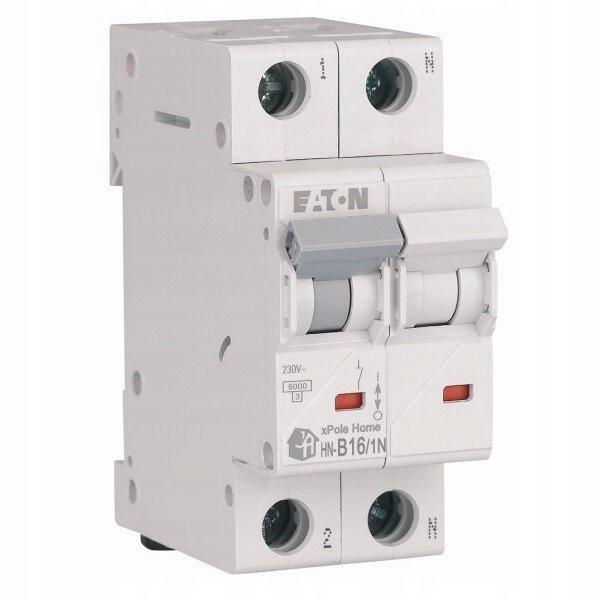EATON Wyłącznik nadprądowy 6kA HN-B16/1N