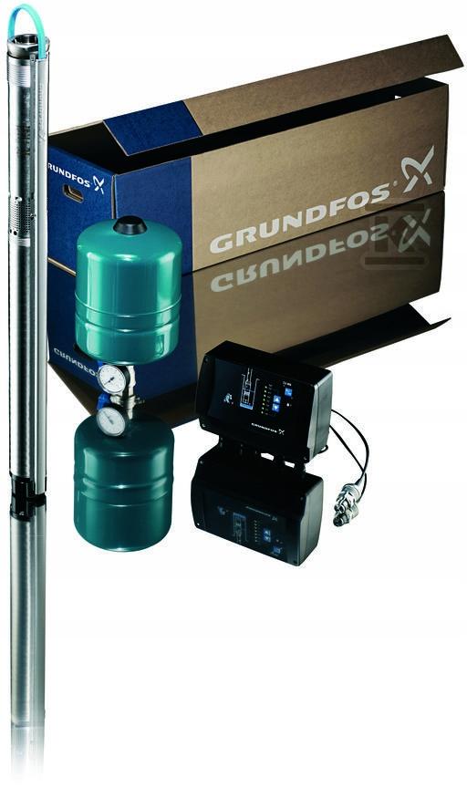 GRUNDFOS Pakiet hydroforowy SQE 3-105 1.85 kW Q=3 m3/h H=113 m 240 V