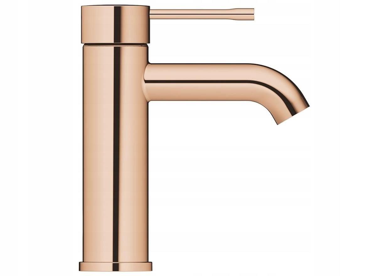 Bateria umywalkowa stojąca GROHE Essence 1-otw. phantom black giętkie węże