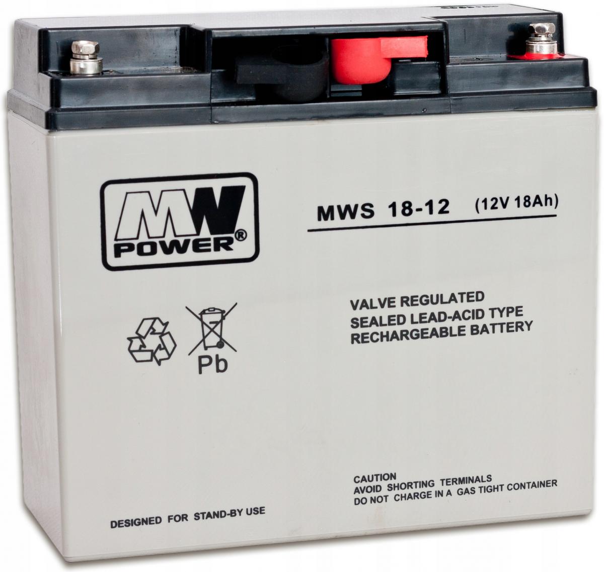 MPL POWER MW Power Akumulator AGM AGM 12V/18Ah 5 lat