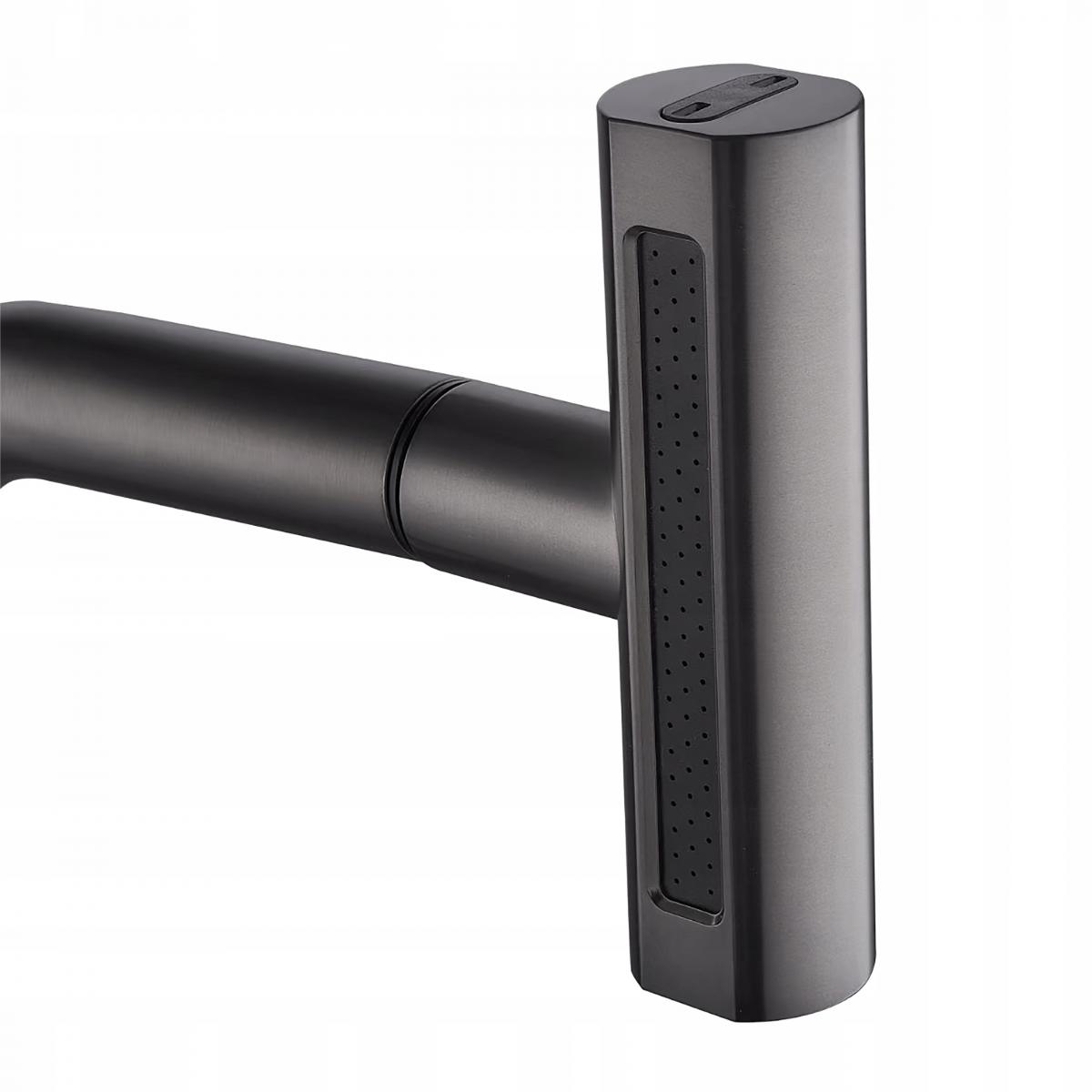 INVENA BATERIA ZLEWOZMYWAKOWA NELIA 4-FUNKCYJNA INVENA TREND, CZARNA