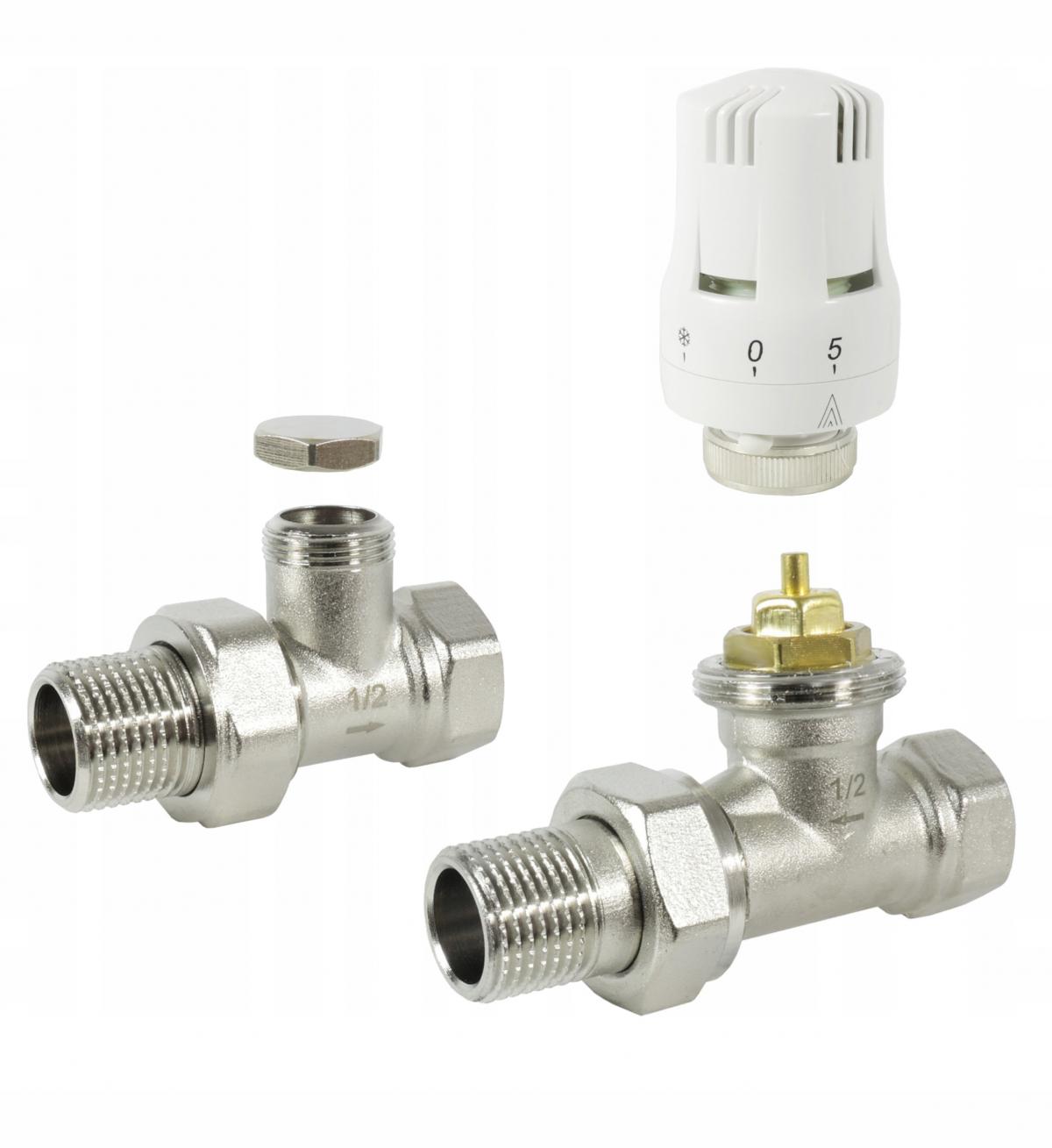 INVENA KPL TERMOSTATYCZNY PROSTY Z NAST.WSTĘPNĄ PROV