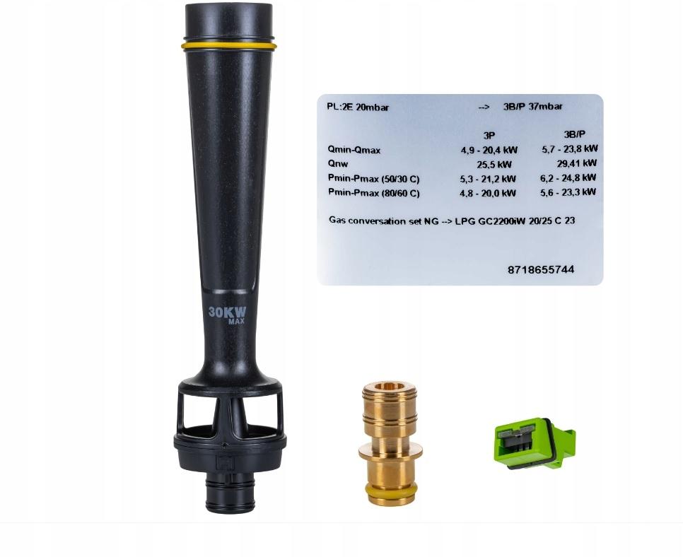 BOSCH Zestaw przezbrojeniowy na GAZ PŁYNNY DO GC2300IW 20 48h
