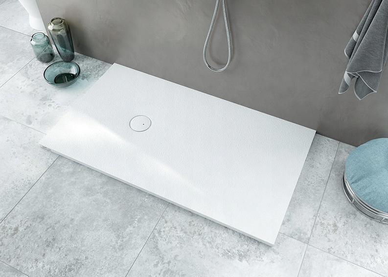 Brodzik min kwadratowy z powierzchnią strukturalną 90x90x1.5 cm SANPLAST