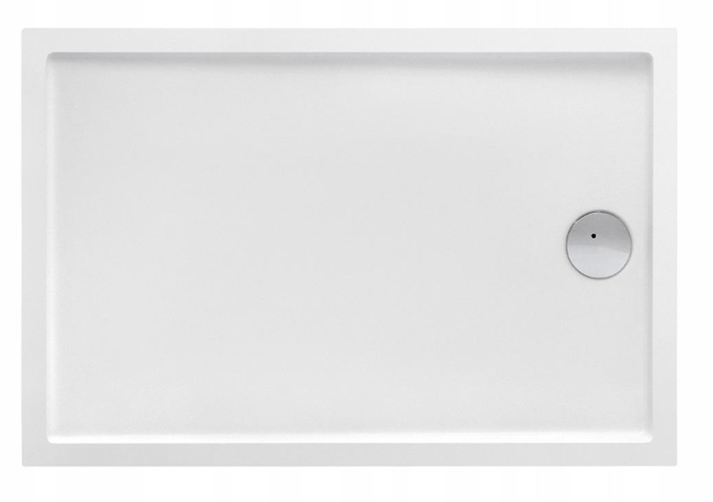 Brodzik akryl prostokątny 80x100x13.5 cm ROCA GRANADA COMPACT zawiera syfon