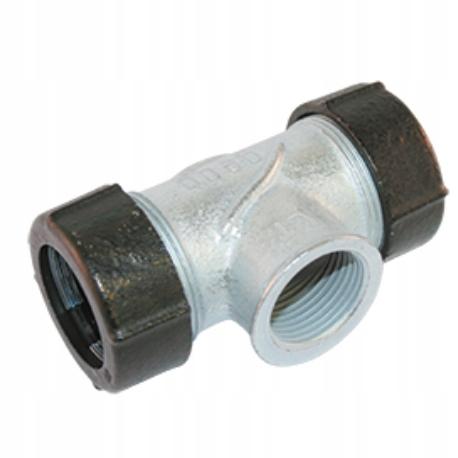 Trójnik zaciskowy Gebo QUICK QT 1 do rur stalowych