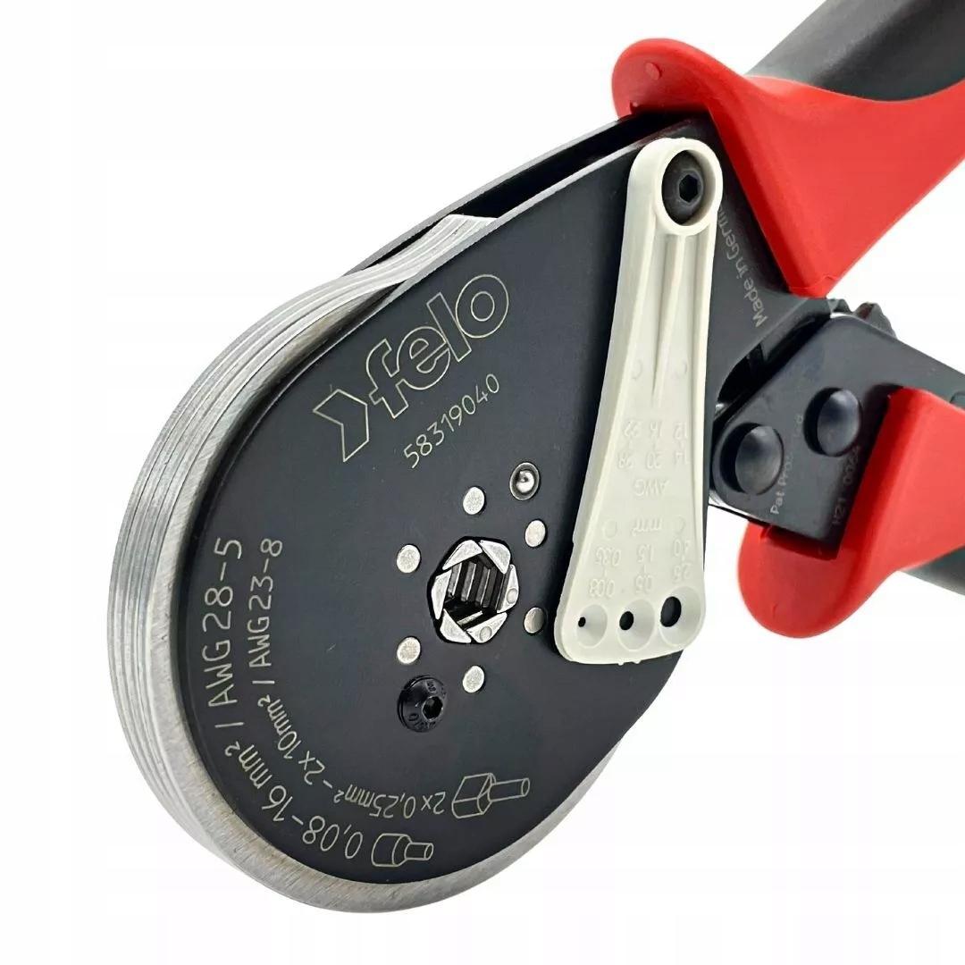 Zaciskarka do tulejek kablowych 0,08 - 16 mm2