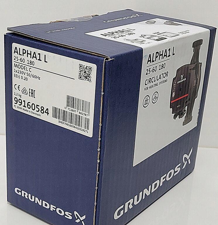 Pompa obiegowa GRUNDFOS Alpha1 L 180 25-60 230V 6H 48h