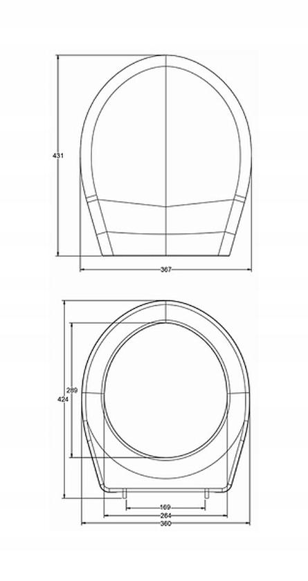 Deska sedesowa Idol miękka