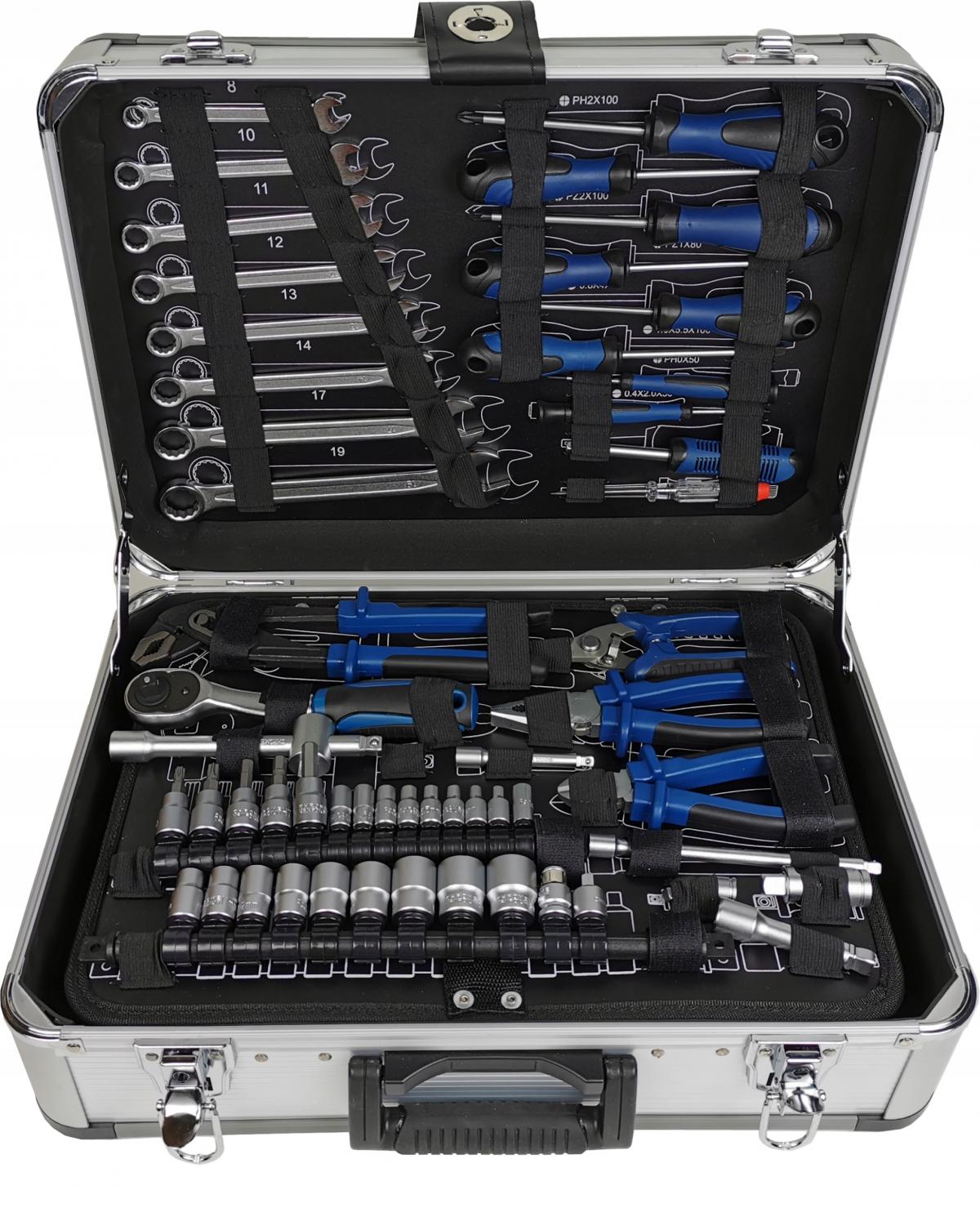 SCHEPPACH Zestaw kluczy Scheppach TB150 w walizce - 101 elementów