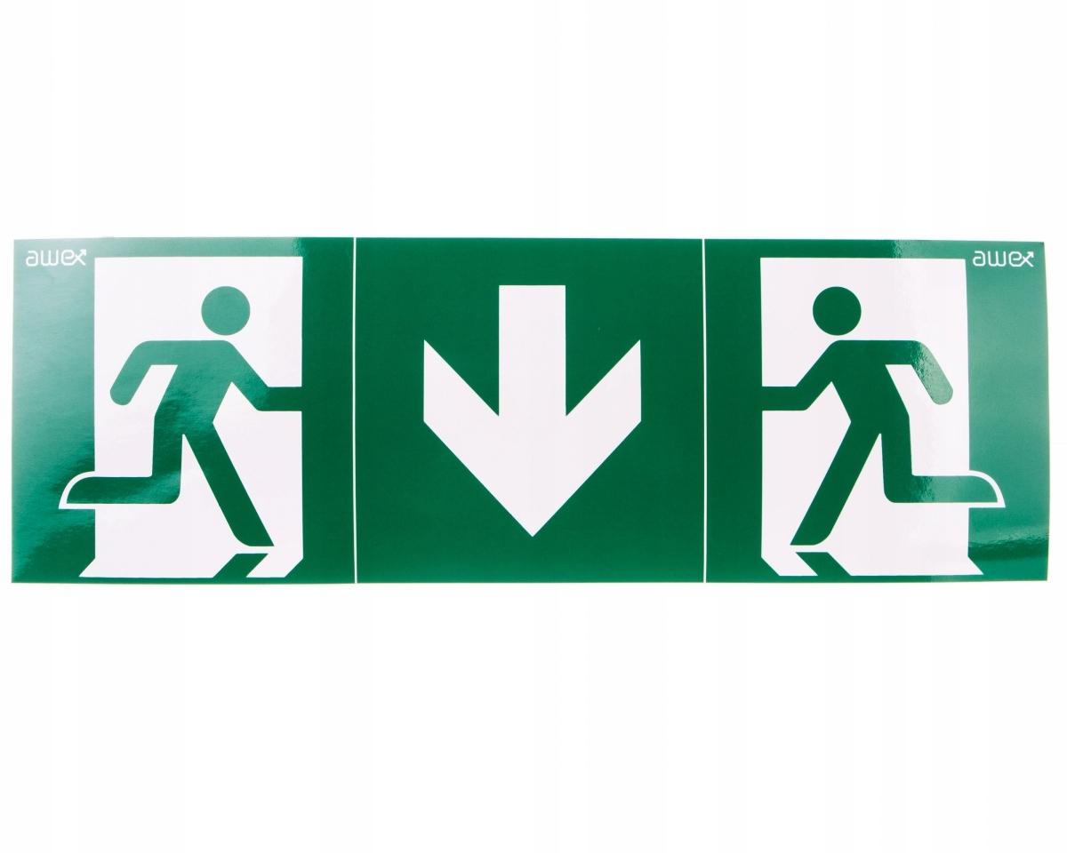 AWEX Oprawa EXIT IP65 ECO LED 3W 1h jednozadaniowa biała