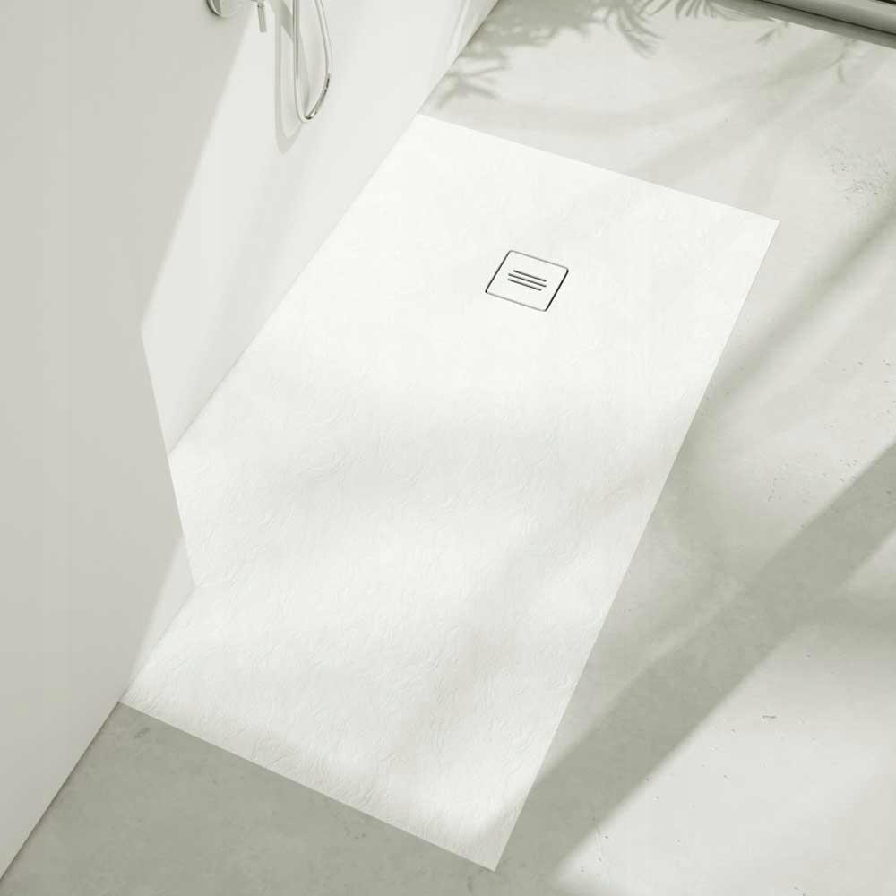 SCHEDPOL Brodzik kompozyt Kalait Stabilsound Plus White Stone 80x120 z M2