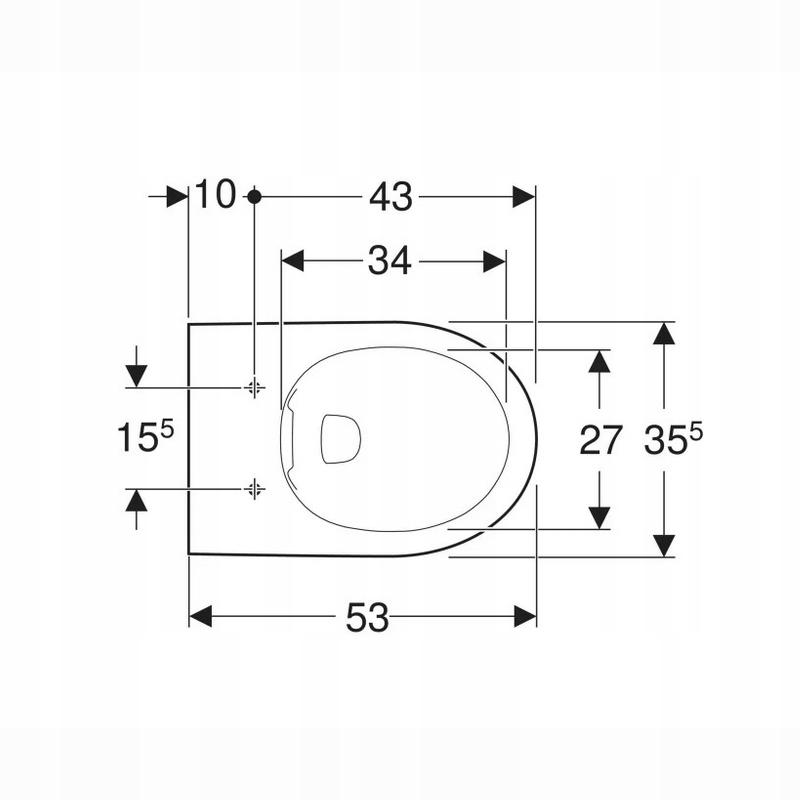 Zestaw stelażowy Geberit Duofix Basic Delta25 Selnova 48h