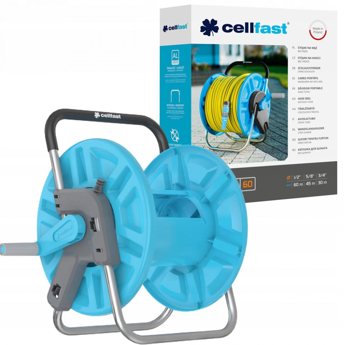 CELLFAST Stojak na wąż Aluplus 60mb 1/2