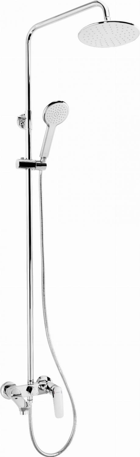 DEANTE Deszczownica z baterią wannową Coriander, chrom