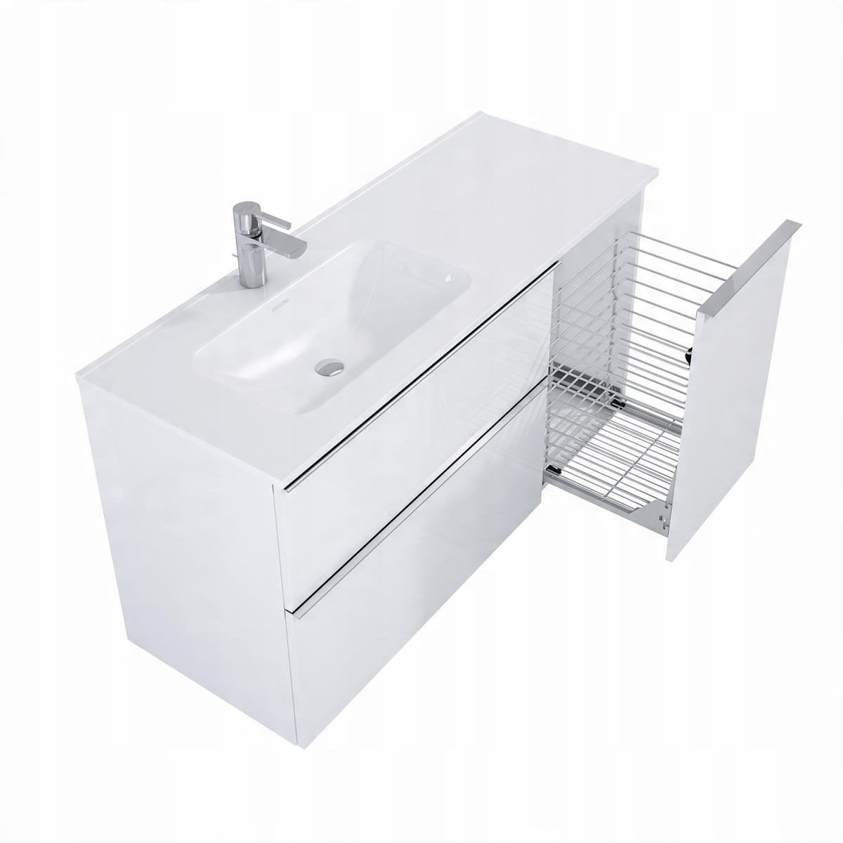 Szafka podumyw. LOOK 80x45cm Wisząca 2S White Matt ELITA