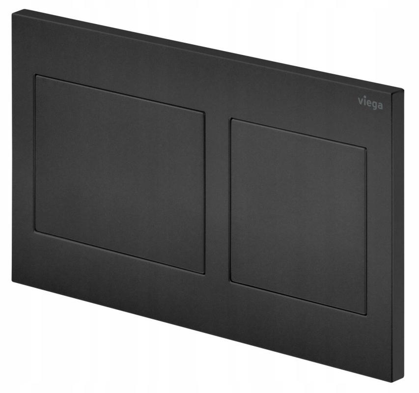 Przycisk VIEGA Visign for Style 21 8611.1 do WC Prevista tworzywo czarny