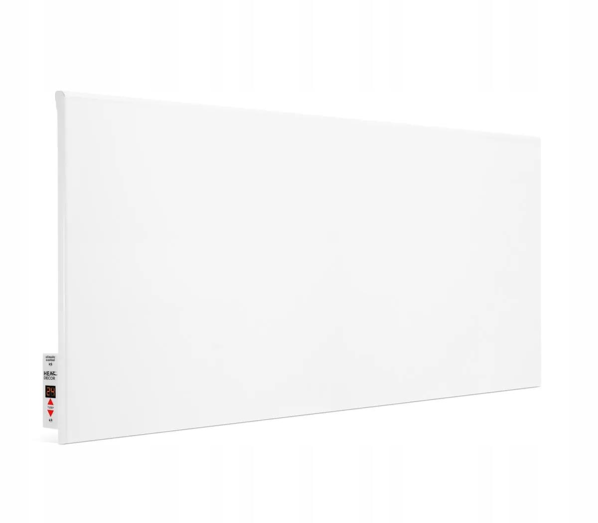 Grzejnik stalowy HD-WAVE STEEL z termostatem, moc 700 W - biały