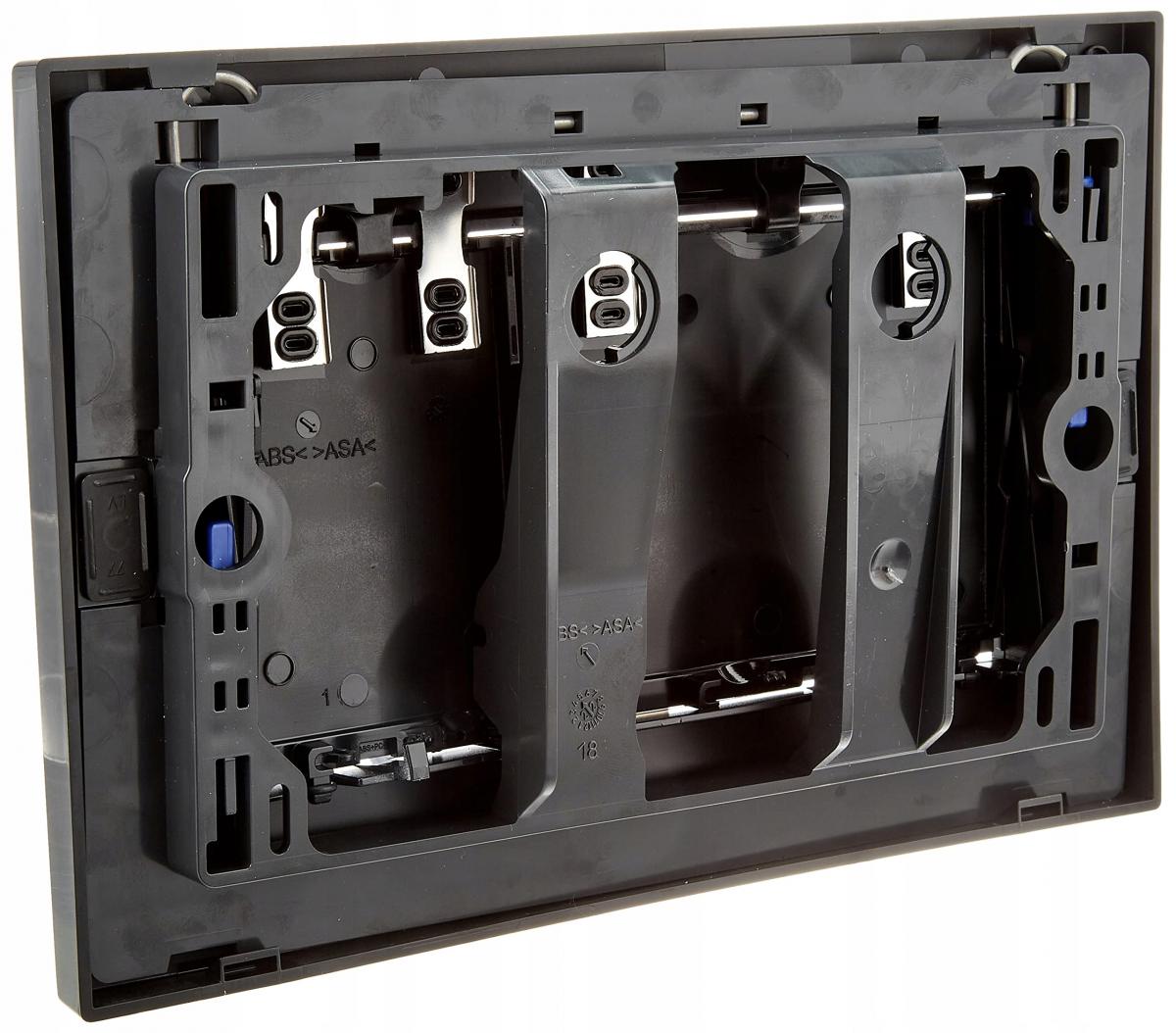 Przycisk uruchamiający GEBERIT Sigma20 prostokątny przedni czarny