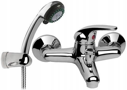 ONNLINE Bateria wannowa Gala ścienna dwuotworowa z akcesoriami chrom