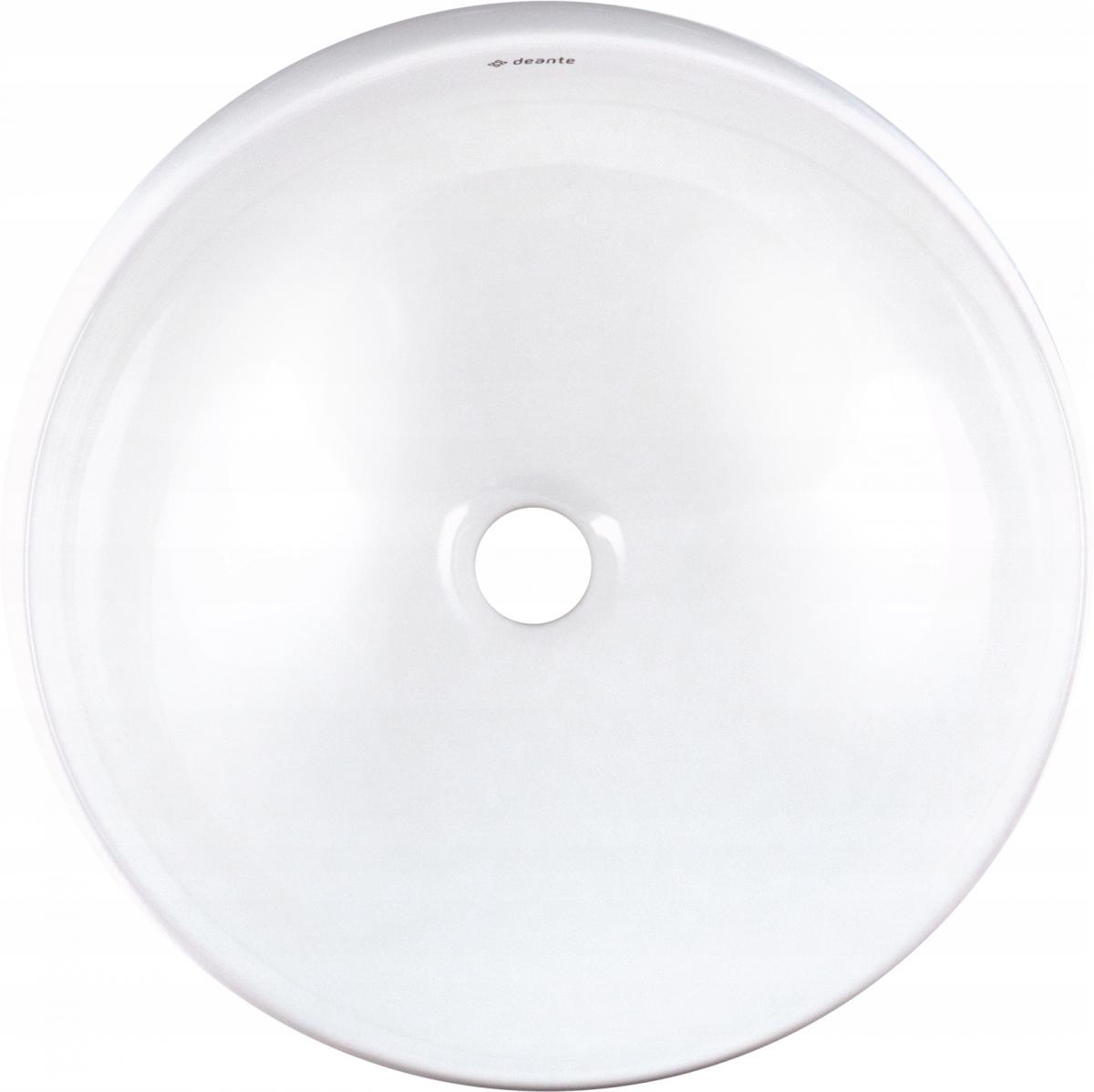 DEANTE Umywalka nablatowa Alpinia, asymetryczna O41 cm