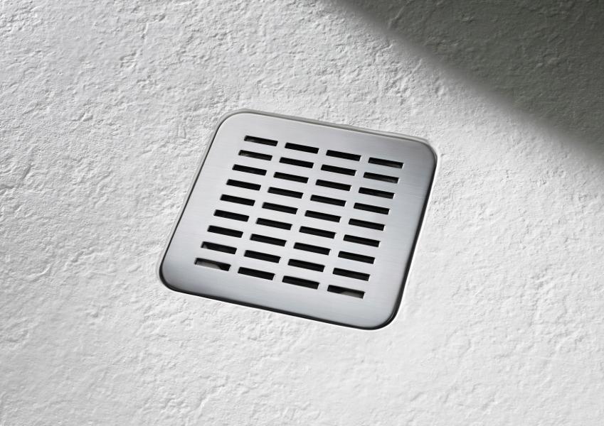 Brodzik prysznic kompozyt STONEX prostokąt 100x120x3.1cm TERRAN syfon z osł