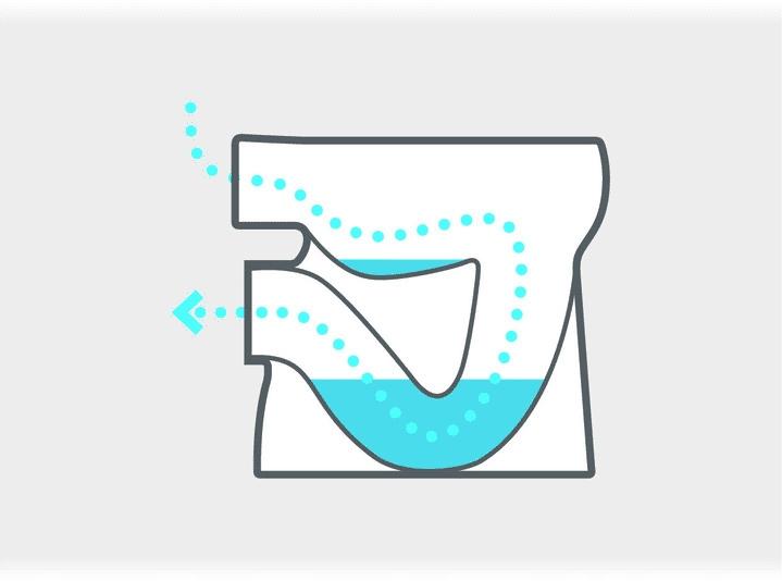 BABY Miska WC dla dzieci stojąca odpływ poziomy