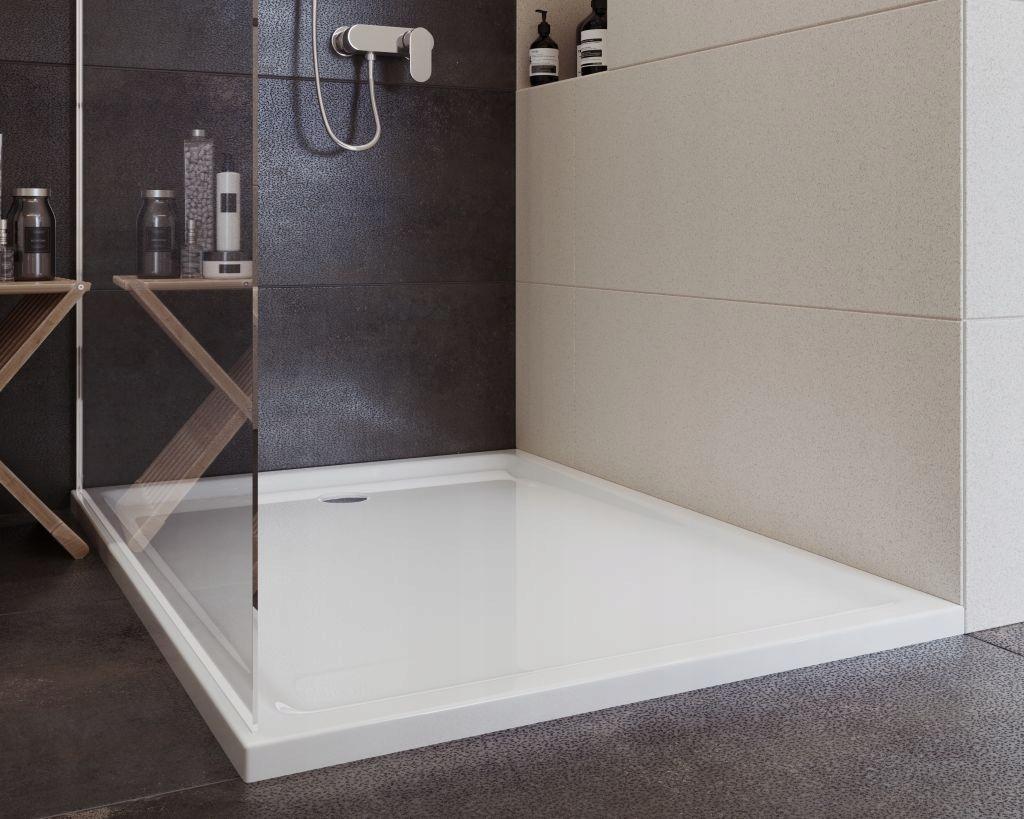 Kabina prysznicowa Walk-In Mille chrom 100 x 200 szkło transparentne