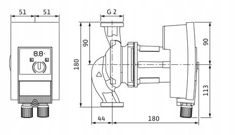 Wilo Pompa obiegowa Wilo-Yonos MAXO 30/0,5-10 48h