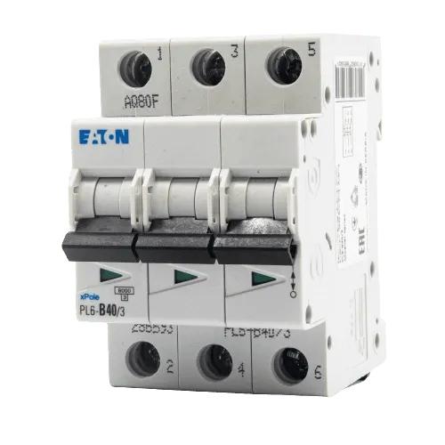 EATON Wyłącznik nadprądowy 6kA PL6-B40/3