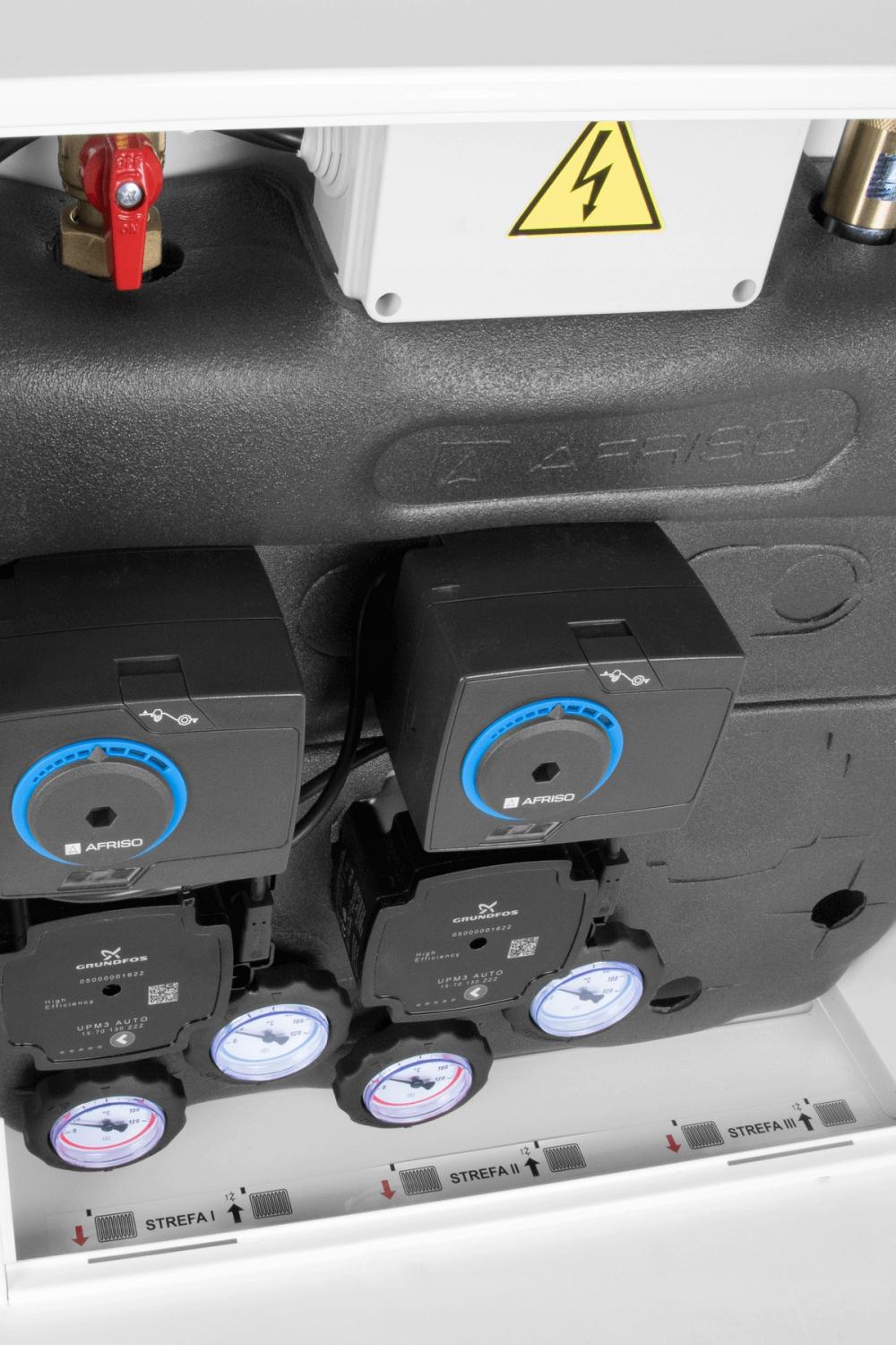 Zestaw mieszający AFRISO AZB 2x 255 zawór 48h