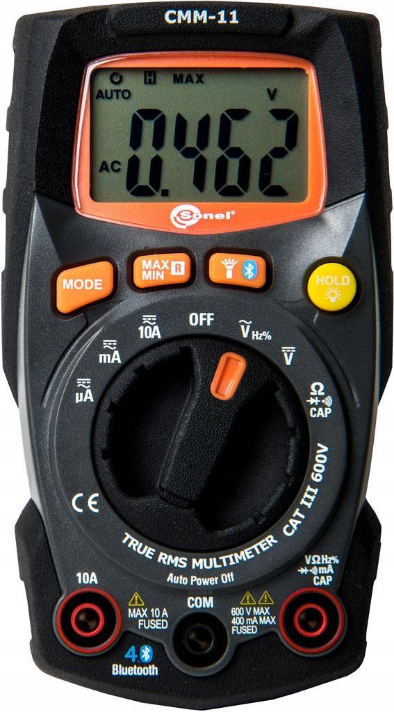 SONEL CMM-11 Multimetr cyfrowy z Certyfikatem Kalibracji