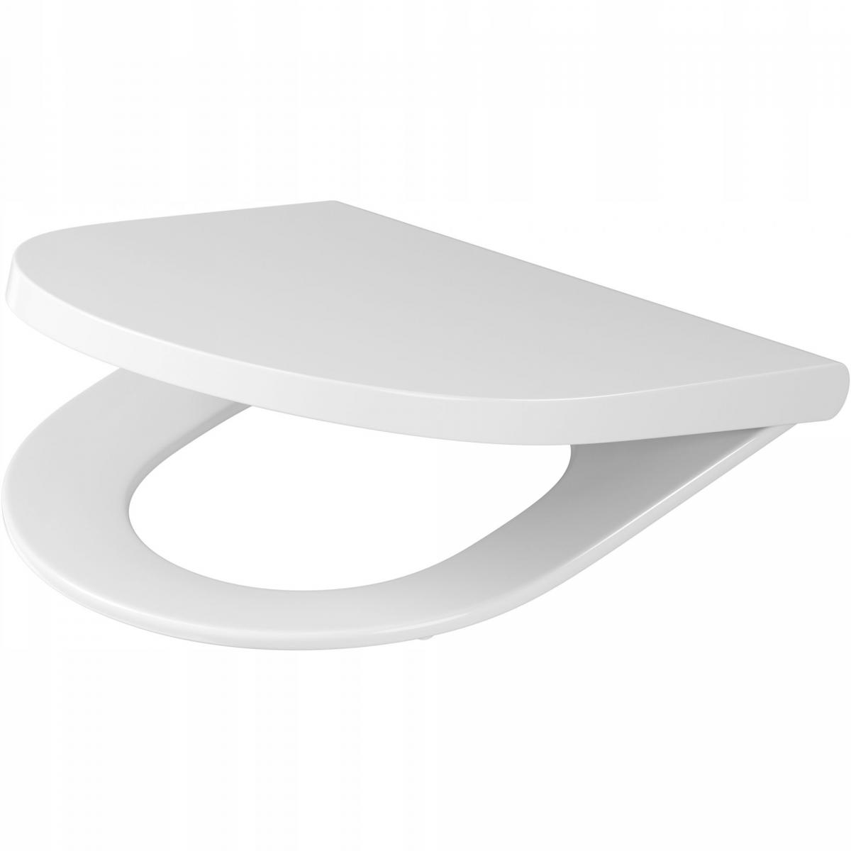 Deska Larga Oval slim Wrap duroplastowa wolnoopadająca z łatwym wypinaniem