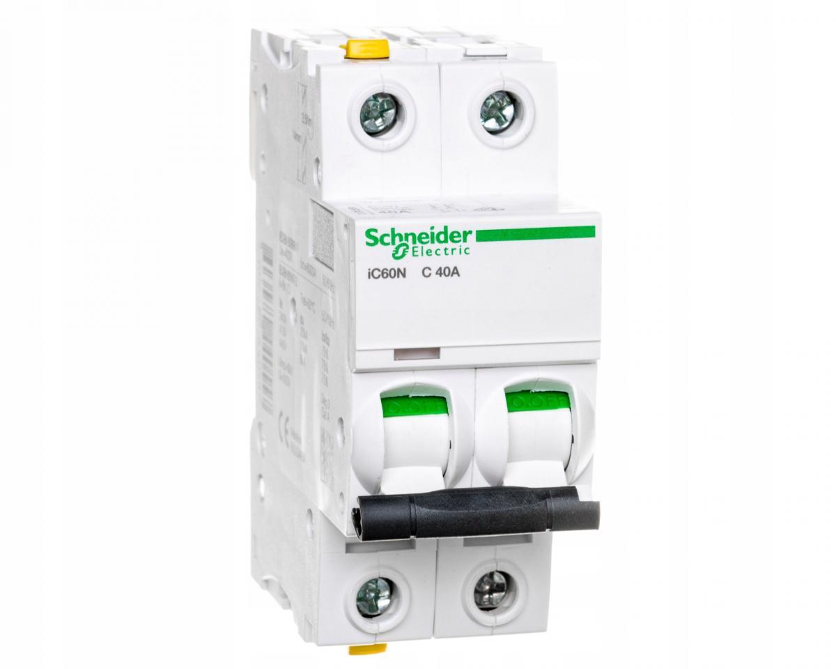 SCHNEIDER ELECTRIC Wyłącznik nadprądowy iC60N-C40-2 C 40A 2-biegunowy
