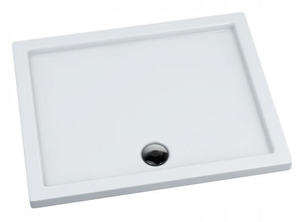 SCHEDPOL Brodzik akrylowy Competia z podbudową Stabilsound Plus 80x100x14cm