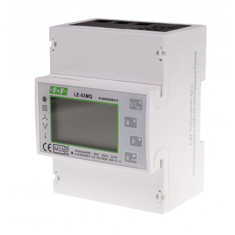 LiczniK energii elektrycznej - trójfazowy RS-485, energia bierna LE-03MQ