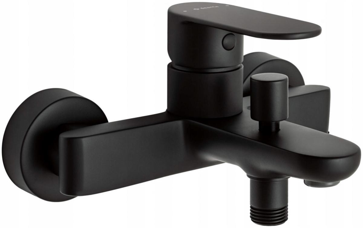 DEANTE Bateria wannowa ścienna Alpinia, nero