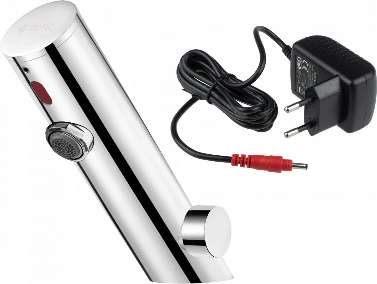 DEANTE Bateria umywalkowa Sense chrom poler sensorowa stojąca z reg temp