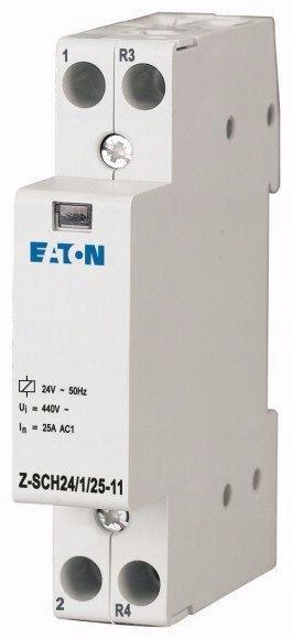 Stycznik instalacyjny Z-SCH 1MU szer. 24VAC 1zw. + 1rozw. Z-SCH24/1/25-11