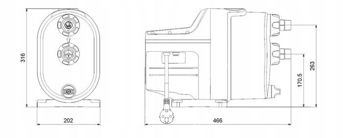 Grundfos Pompa hydroforowa SCALA1 5-55 1x230V 48h
