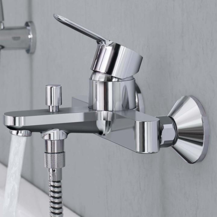 Bateria wannowa ścienna GROHE BauLoop 1-uchwytowa 2-otworowa chrom