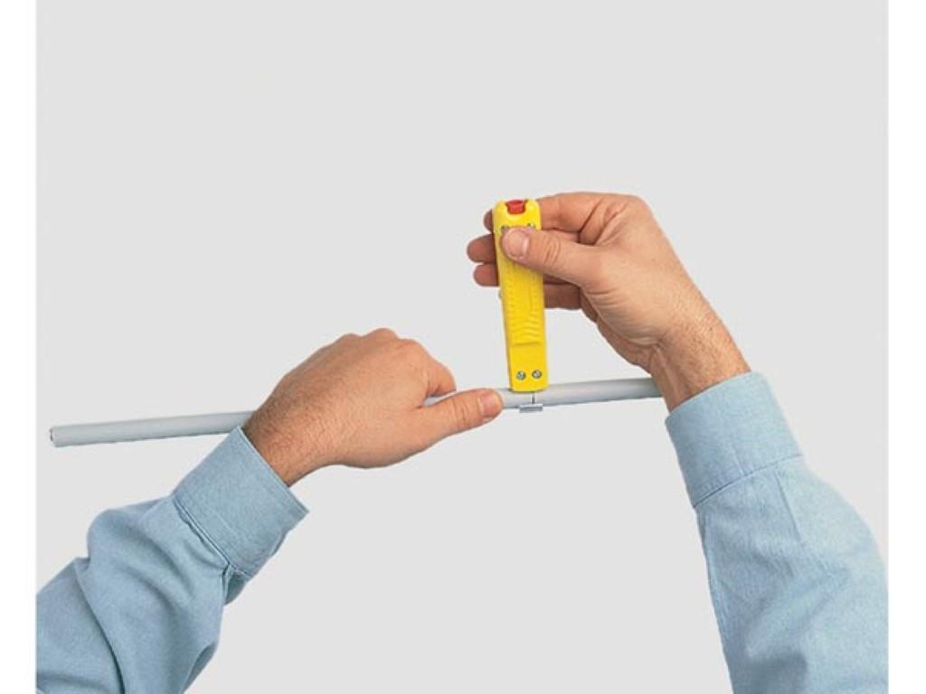 Nożyk do zdejmowania izolacji z kabli okrągłych o średnicy 8-28mm Jokari