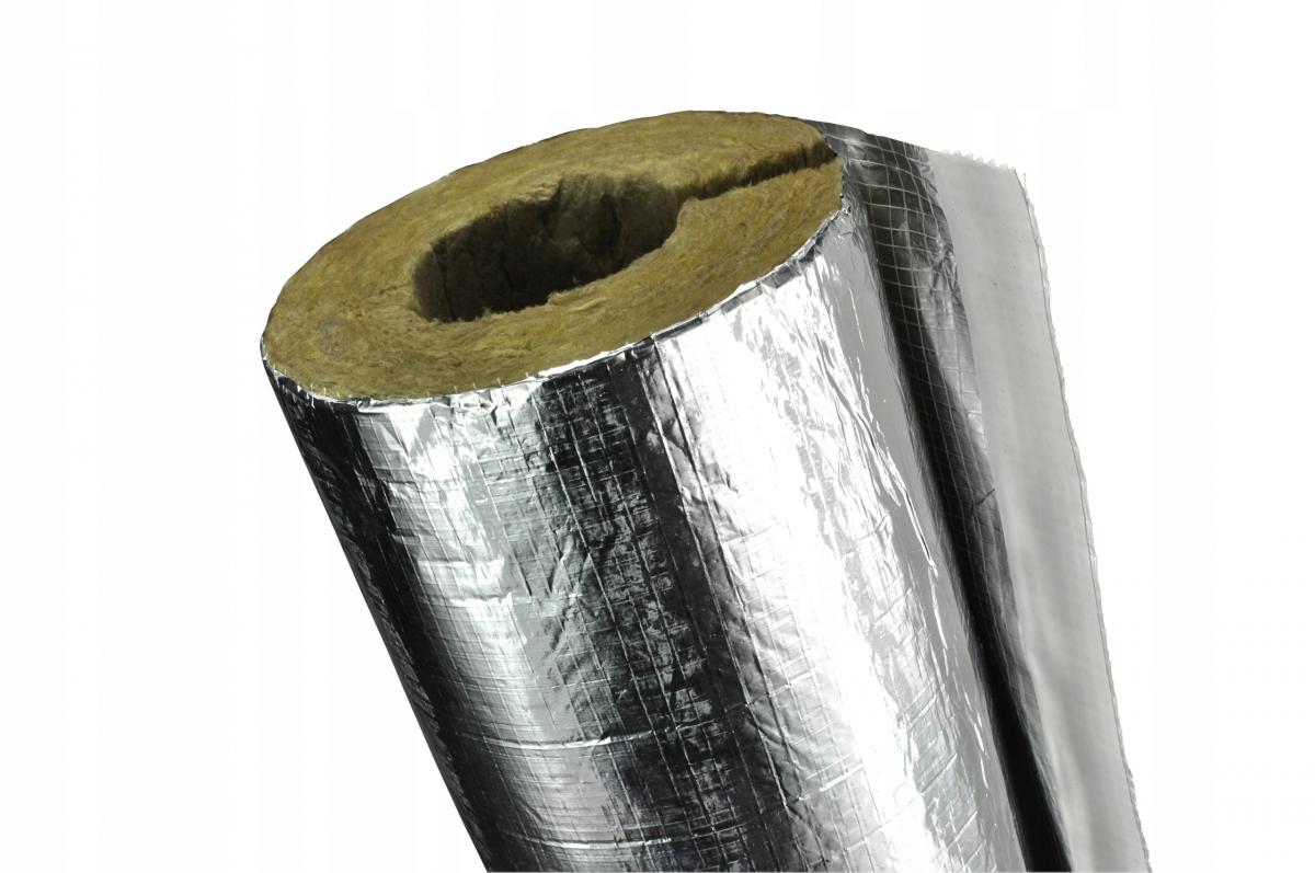 PAROC Otulina z wełny mineralnej Paroc Section Alucoat T gr.50mm śr. 76mm