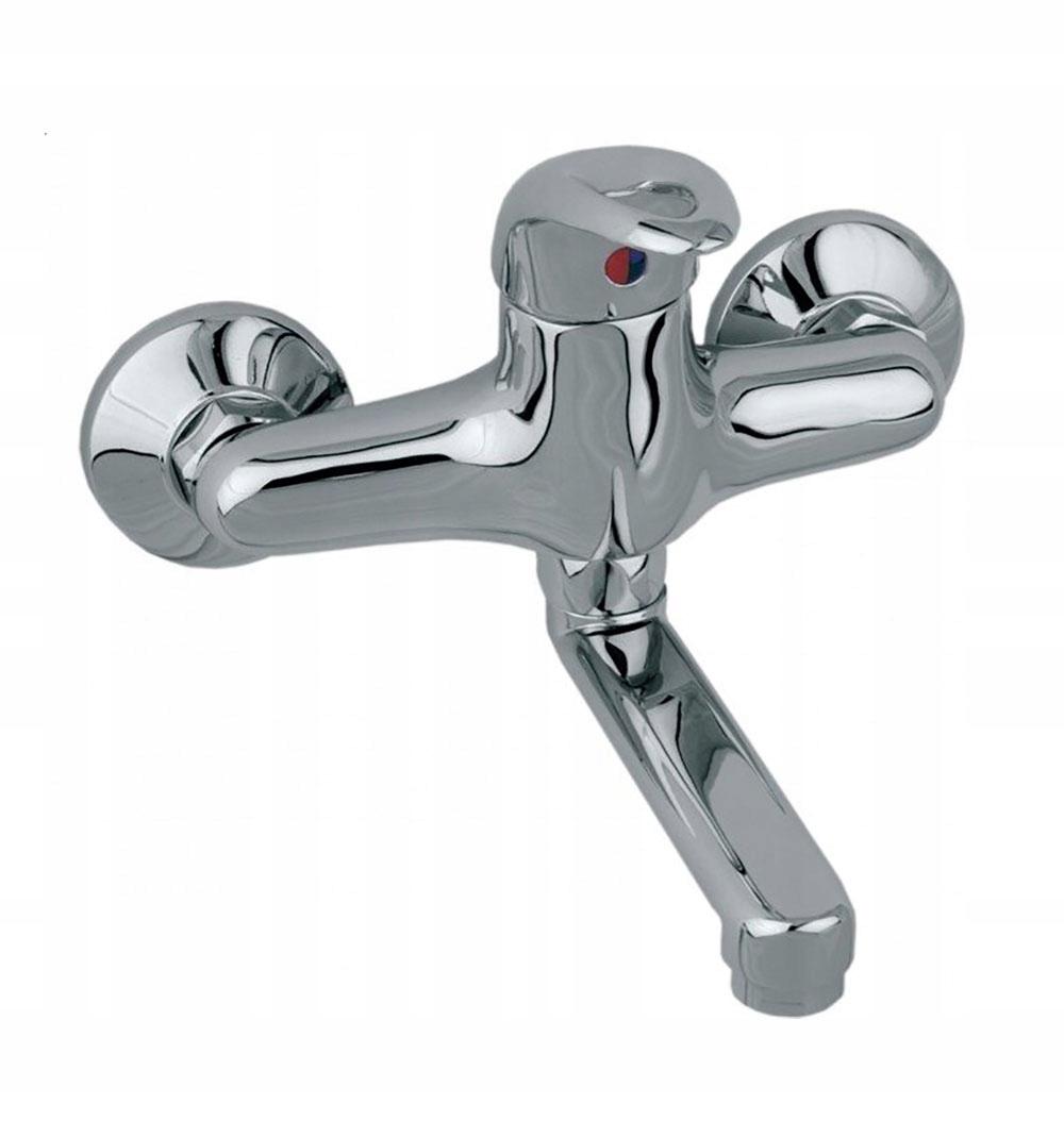 Bateria umywalkowa ścienna ARMATURA KRAKÓW MEDICO NEW mosiężna chrom