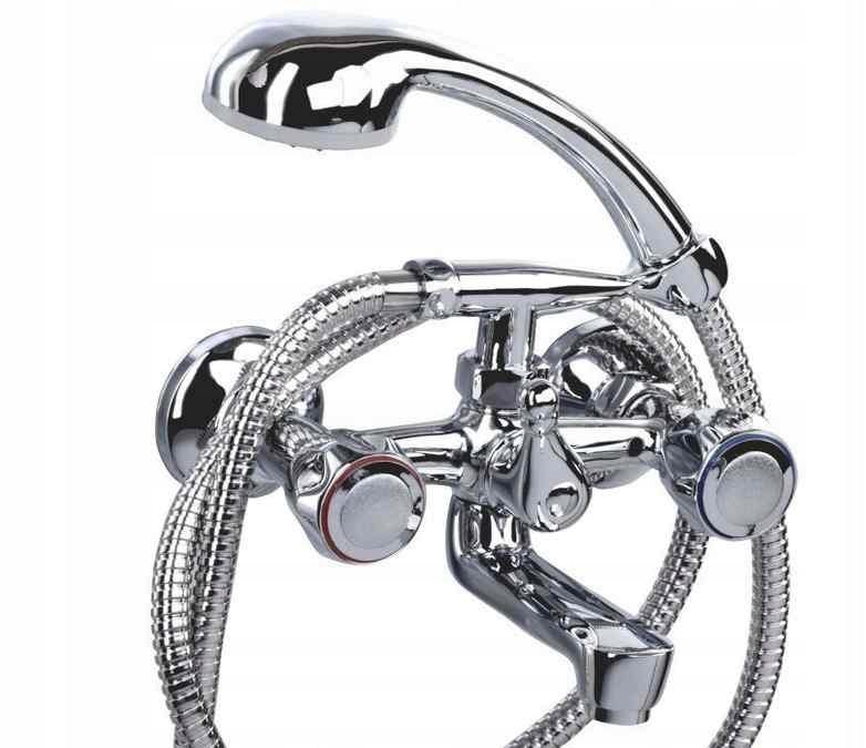 VALVEX Bateria wannowa Class ścienna dwuotworowa chrom