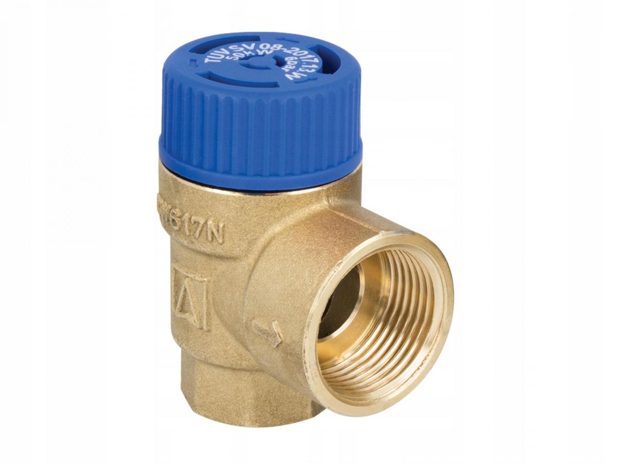 AFRISO Zawór bezpieczeństwa MSW 3/4'x 1 cal' 8 bar do instalacji C.W.U.